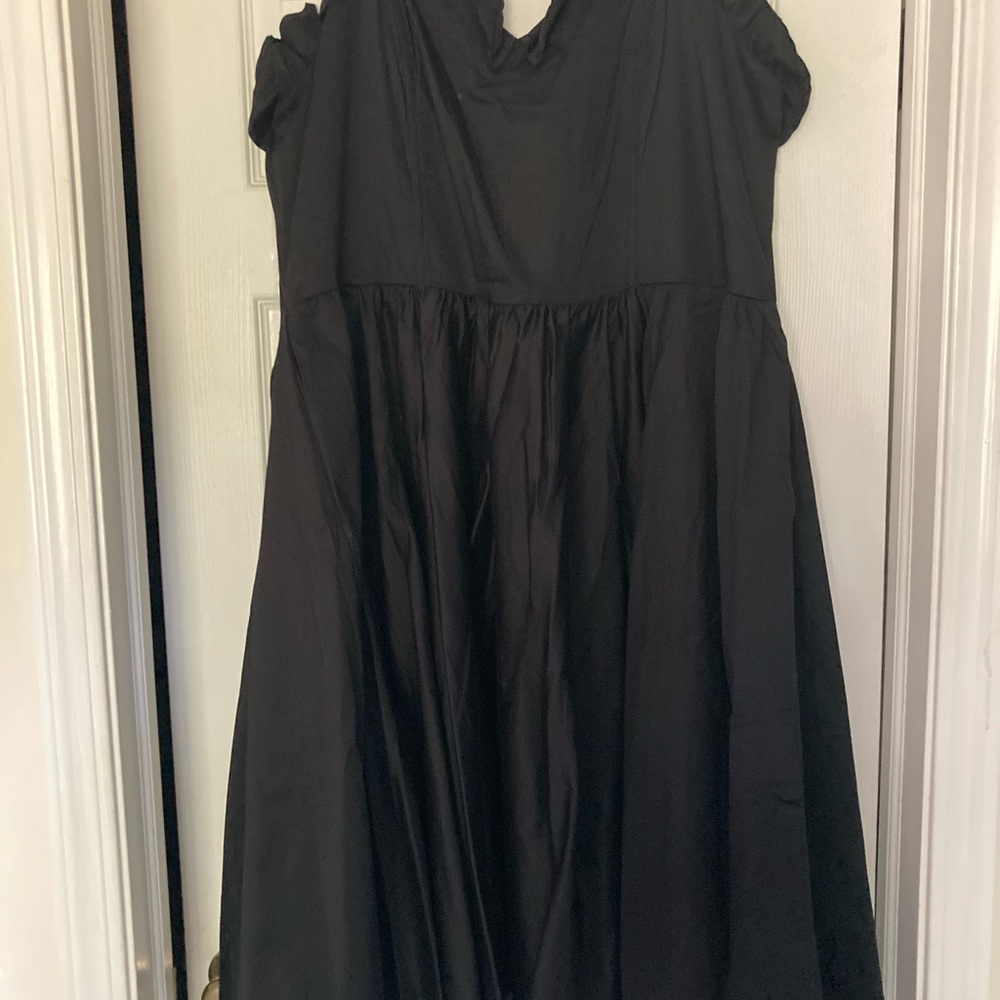 Pinup Couture Strapless Black Dress